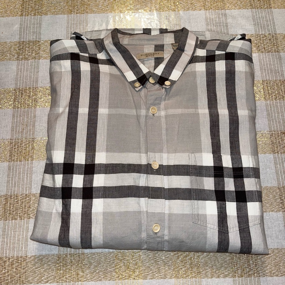 Burberry Long Sleeve Button Down
